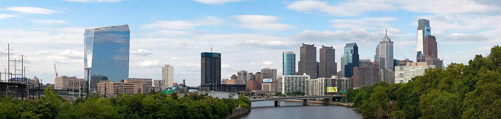 Skyline in Philadelphia, PA